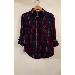 |Love Tree Multicolored Plaid Long Sleeve|🍂